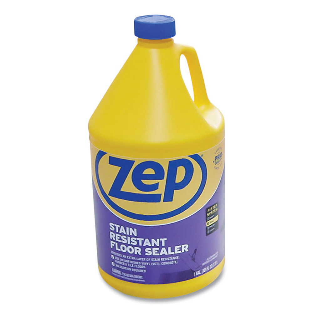 ZEP INC. Commercial® ZUFSLR128CT Stain Resistant Floor Sealer, Unscented, 1 gal, 4/Carton