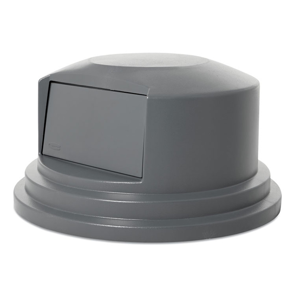 RUBBERMAID COMMERCIAL PROD. 265788GY Round BRUTE Dome Top Lid for 55 gal Waste Containers, 27.25" Diameter, Gray