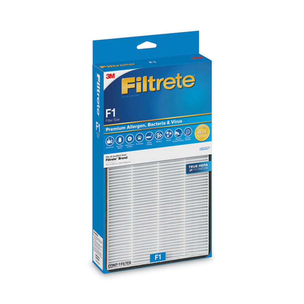 3M/COMMERCIAL TAPE DIV. Filtrete™ FAPFF1N4 Premium True HEPA Room Air Purifier Filter, 7.3 x 13.86, 4/Carton