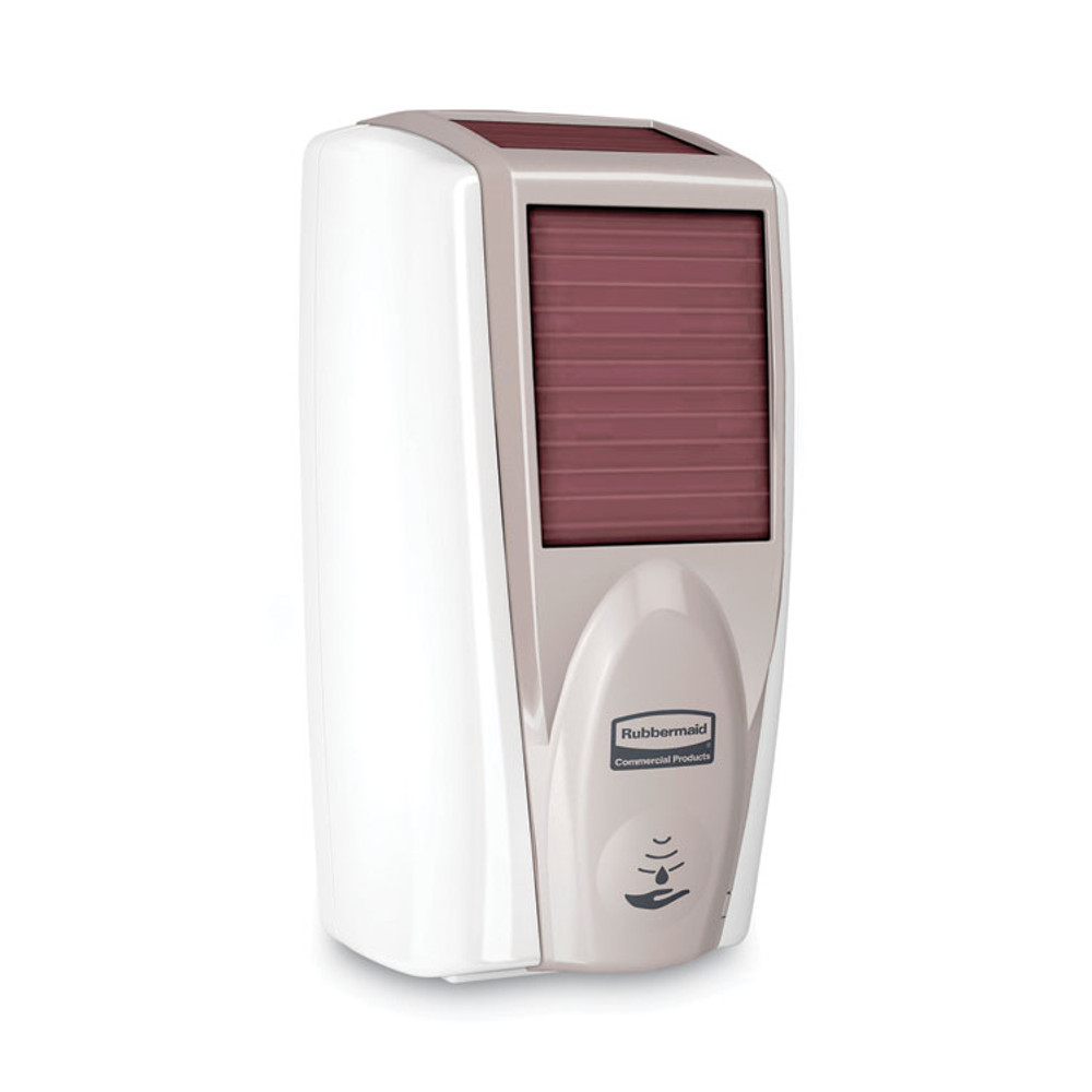 RUBBERMAID COMMERCIAL PROD. 1980828 AutoFoam with Lumecel Hand Soap Dispenser, 5.51 x 5.51 x 11.22, White/Gray Pearl