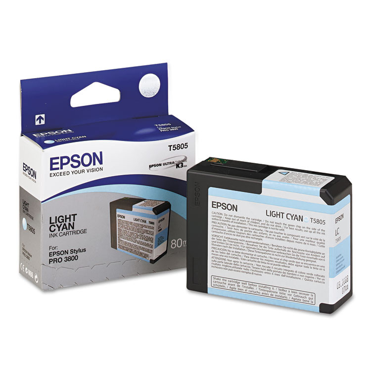 EPSON AMERICA, INC. T580500 T580500 UltraChrome K3 Ink, Light Cyan