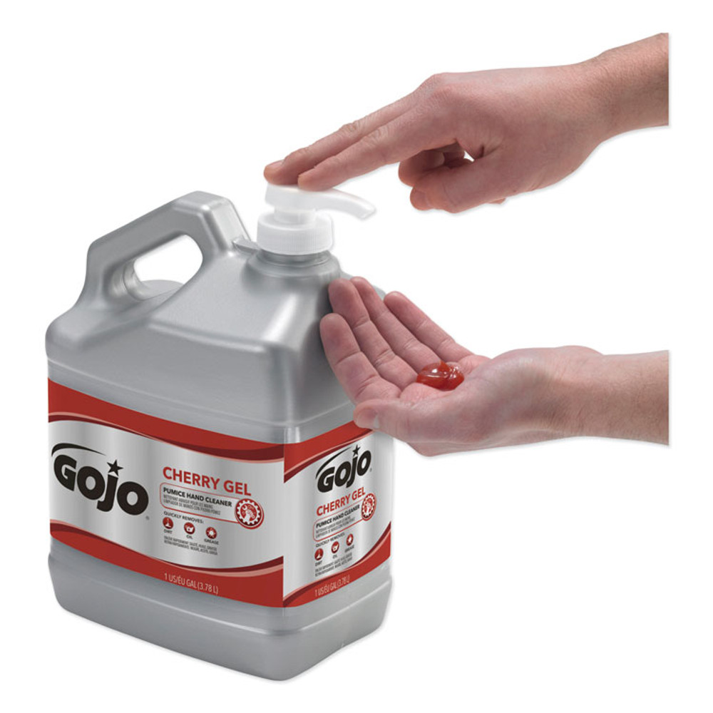 GO-JO INDUSTRIES GOJO® 2358-02EA Cherry Gel Pumice Hand Cleaner, Cherry Scent, 1 gal