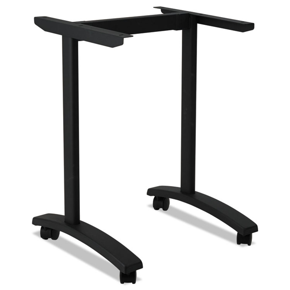 ALERA VA7443BK Alera Valencia Series Training Table T-Leg Base, 24.5w x 19.75d x 28.5h, Black