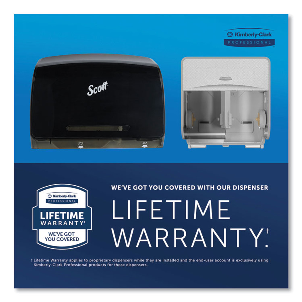 KIMBERLY-CLARK PROFESSIONAL Scott® 44518 Pro High Capacity Coreless SRB Tissue Dispenser, 11.25 x 6.31 x 12.75, Black