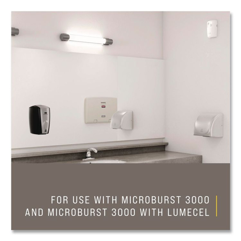 RUBBERMAID COMMERCIAL PROD. 4012571 Microburst 3000 Refill, Mountain Peaks, 2 oz Aerosol Spray, 12/Carton