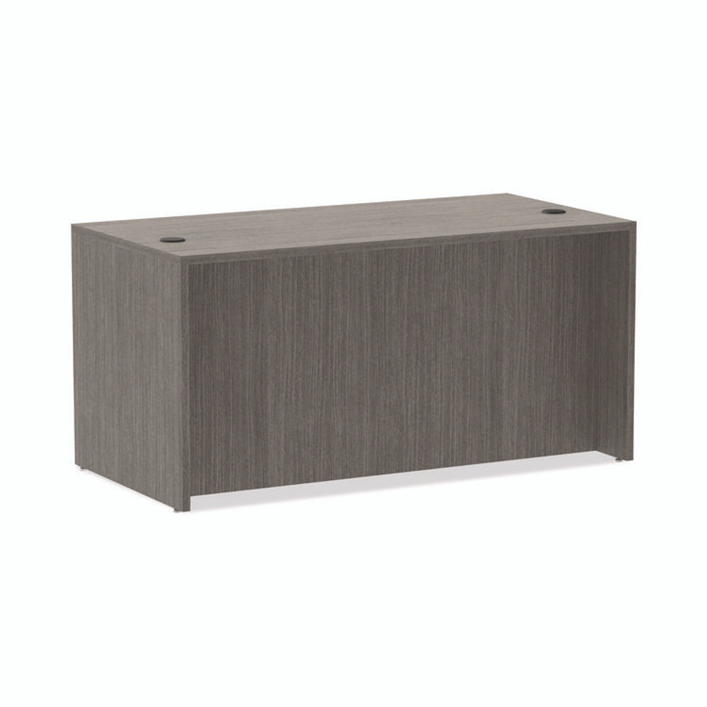 ALERA VA216030GY Alera Valencia Series Straight Front Desk Shell, 59.13" x 29.5" x 29.63", Gray
