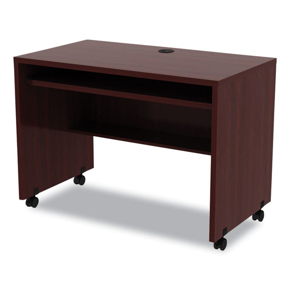 ALERA VA204224MY Alera Valencia Series Mobile Workstation Desk, 41.38" x 23.63" x 30", Mahogany