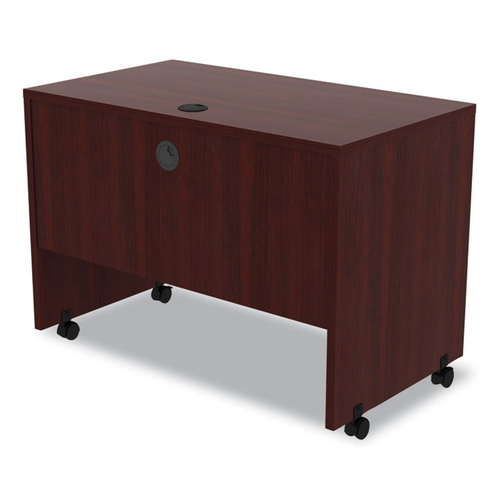 ALERA VA204224MY Alera Valencia Series Mobile Workstation Desk, 41.38" x 23.63" x 30", Mahogany