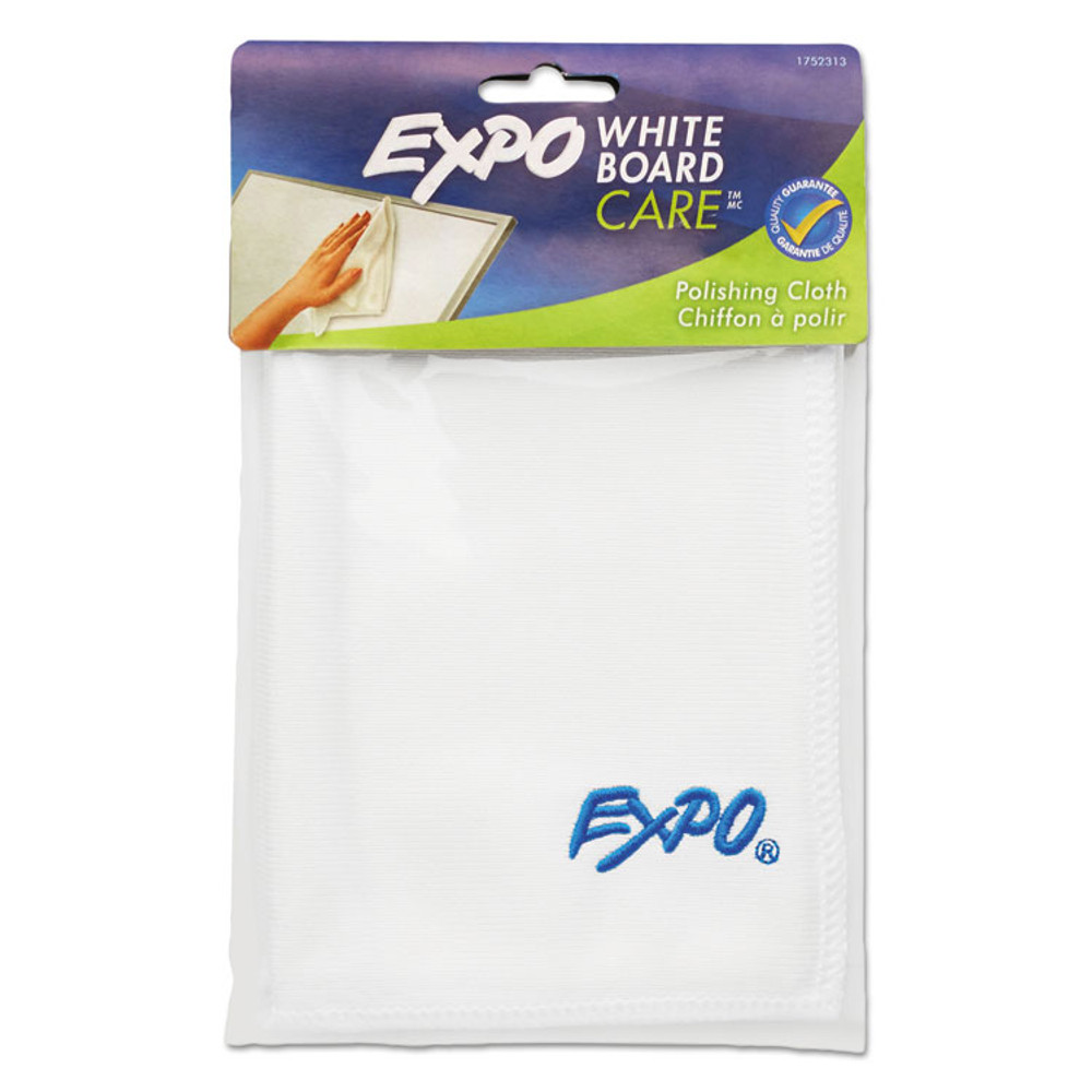 SANFORD EXPO® 1752313 Microfiber Cleaning Cloth, 1-Ply, 12 x 12, Unscented, White