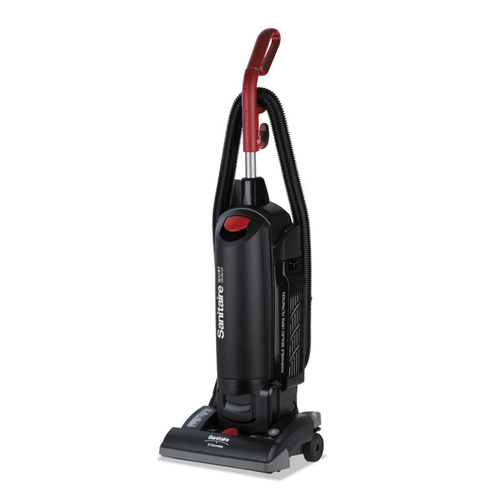 ELECTROLUX FLOOR CARE COMPANY Sanitaire® SC5713D FORCE QuietClean Upright Vacuum SC5713D, 13" Cleaning Path, Black