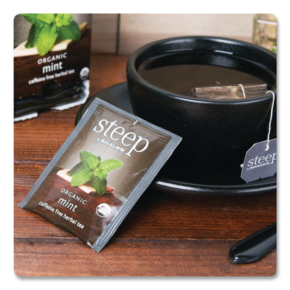 KEURIG DR PEPPER Bigelow® 17709 steep Tea, Mint, 1.41 oz Tea Bag, 20/Box