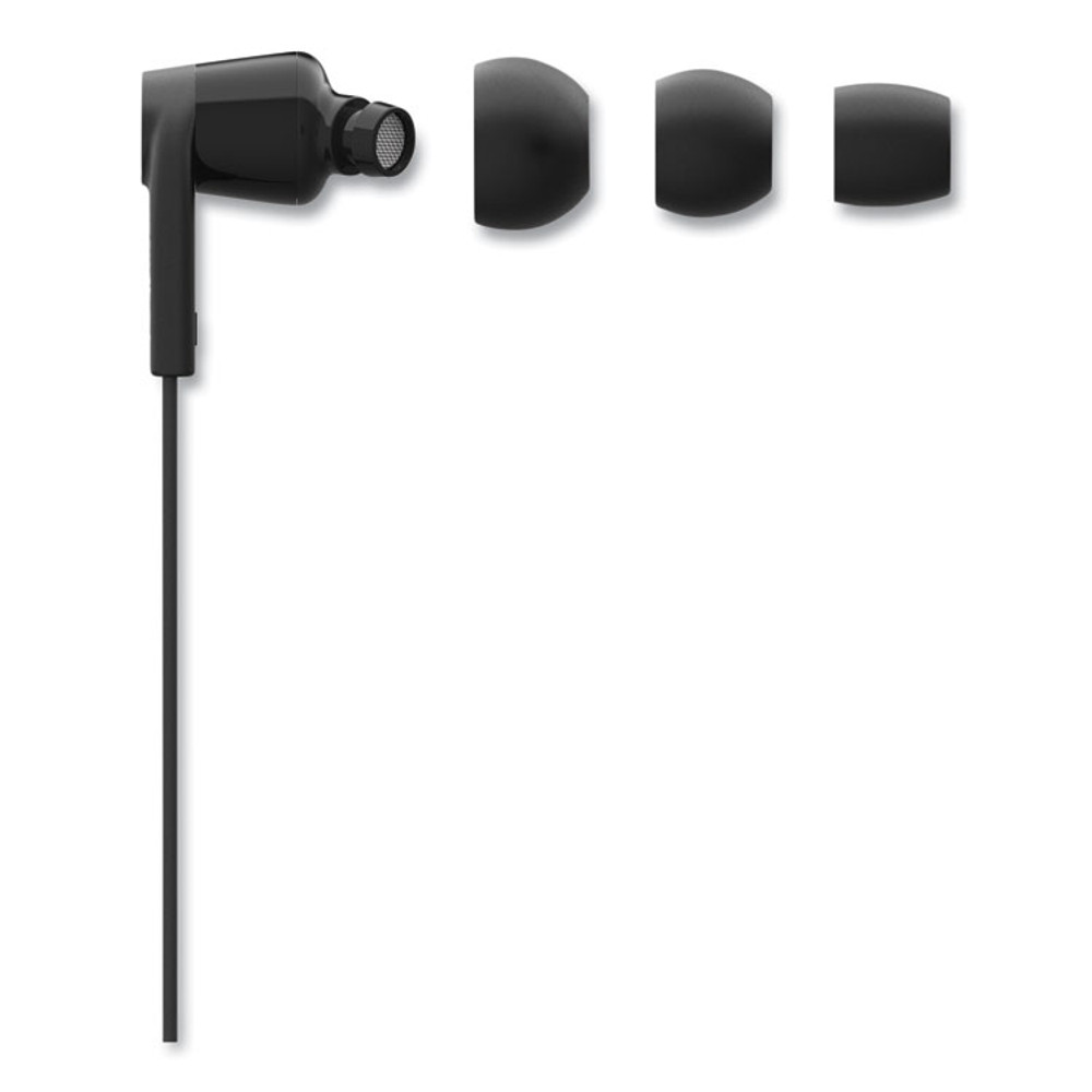 BELKIN COMPONENTS G3H0001BTBLK SOUNDFORM Headphones with Lightning Connector, 44" Cord, Black