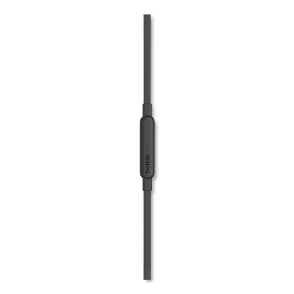 BELKIN COMPONENTS G3H0001BTBLK SOUNDFORM Headphones with Lightning Connector, 44" Cord, Black