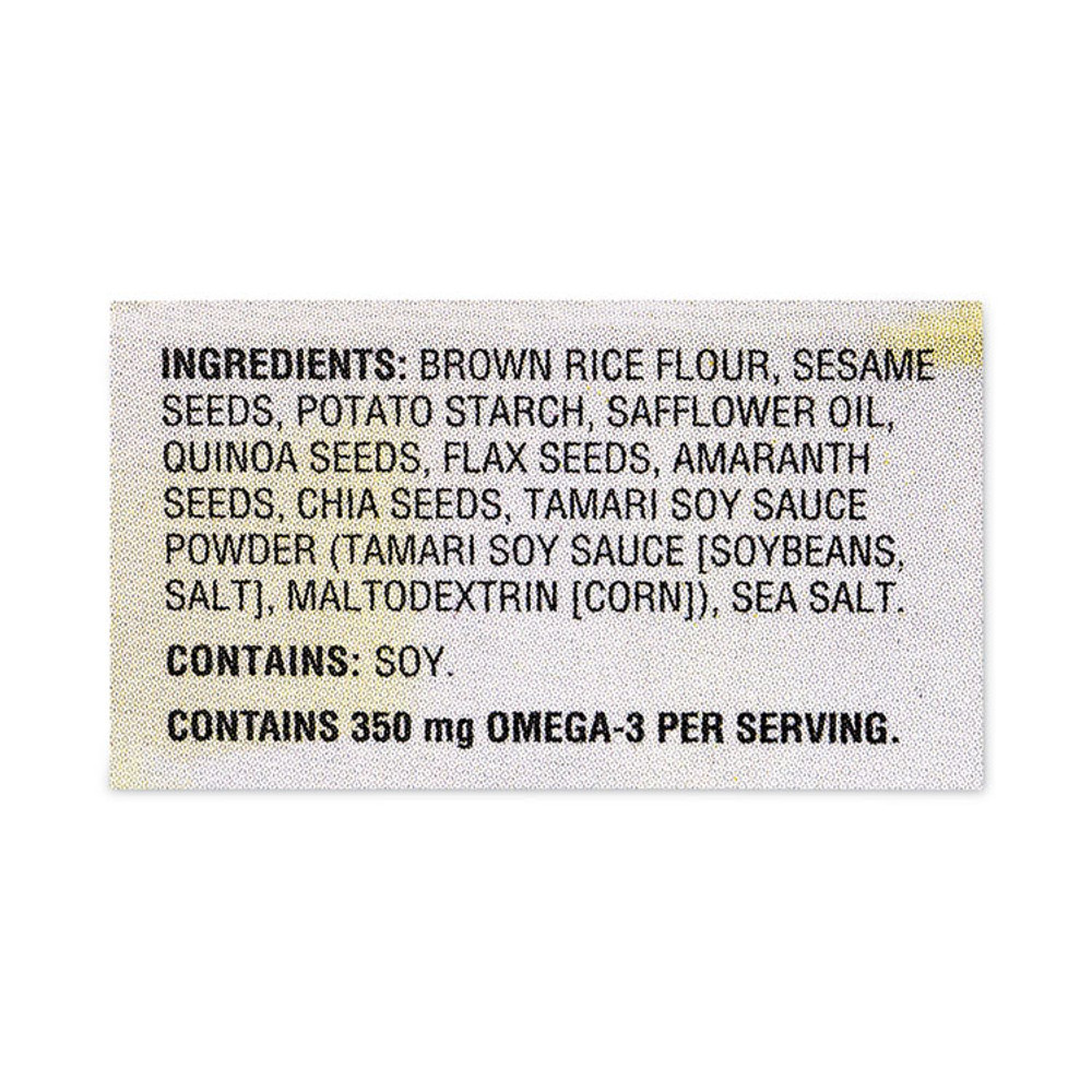 TH FOODS, INC. Crunchmaster® 22000757 5-Seed Multi-Grain Crunchy Oven Baked Crackers, Whole Wheat, 10 oz Bag, 2 Bags/Box