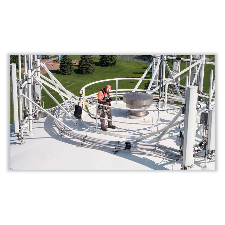 TENACIOUS HOLDINGS, INC. ergodyne® 14935 Arsenal 5935 Extra-Large Web Handle Canvas Hoist Bucket, 150 lb, Gray