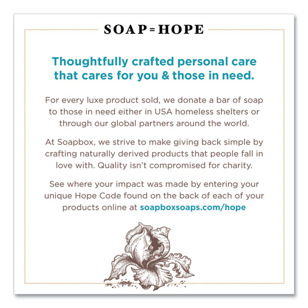 SOAPBOX 00679CT Hand Soap, Vanilla and Lily Blossom Scent, 12 oz, 12/Carton