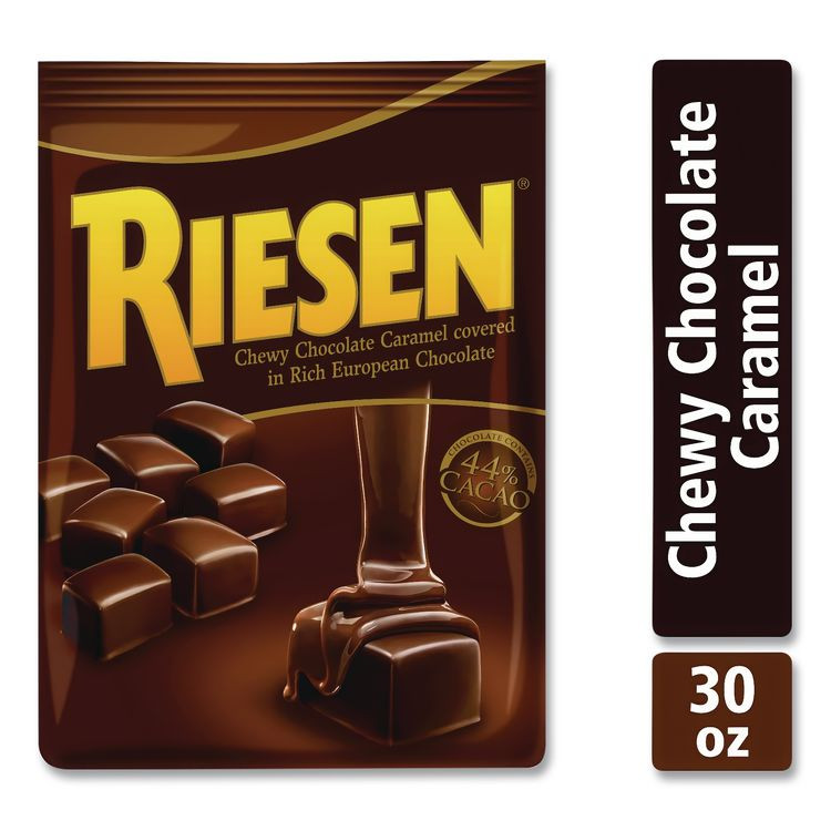STORCK Riesen® 398052 Chocolate Caramel Candies, 30oz Bag