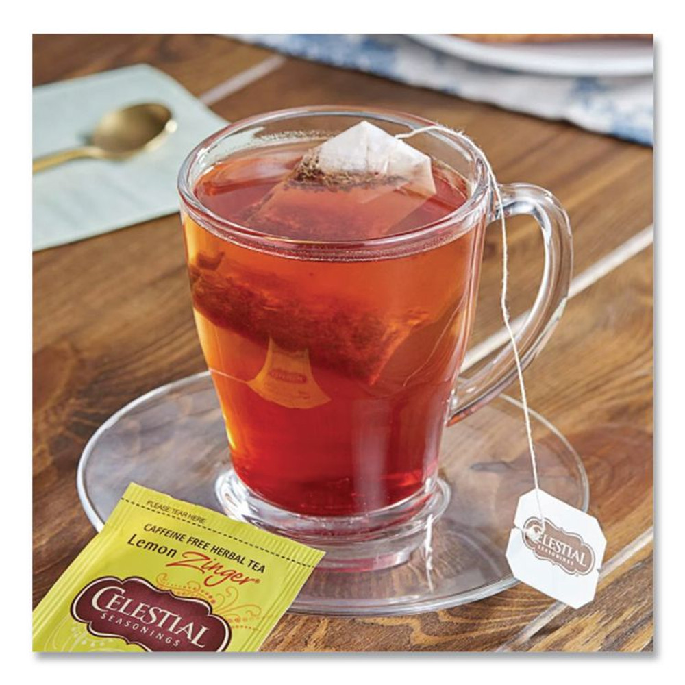 KEURIG DR PEPPER Celestial Seasonings® 031010 Tea, Herbal Lemon Zinger, 25/Box