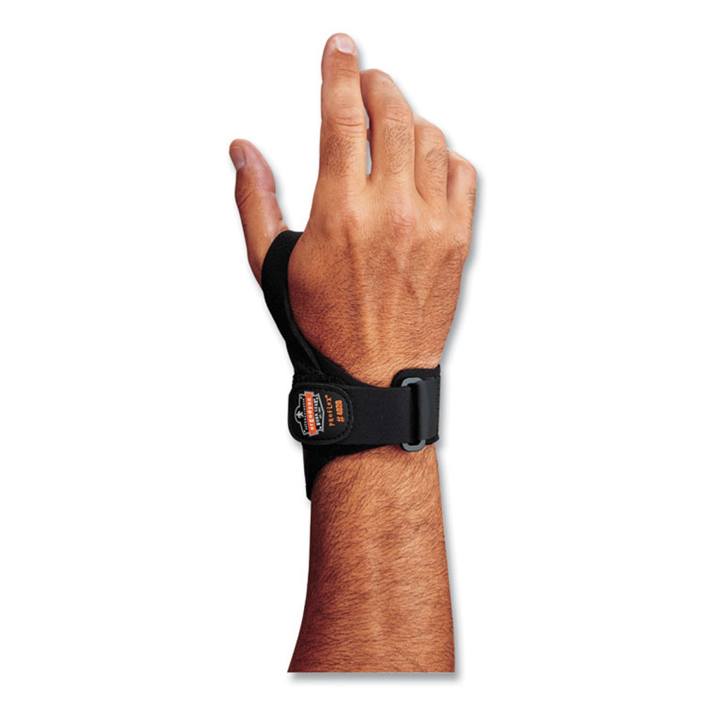 TENACIOUS HOLDINGS, INC. ergodyne® 70248 ProFlex 4020 Lightweight Wrist Support, 2X-Large, Fits Left Hand, Black