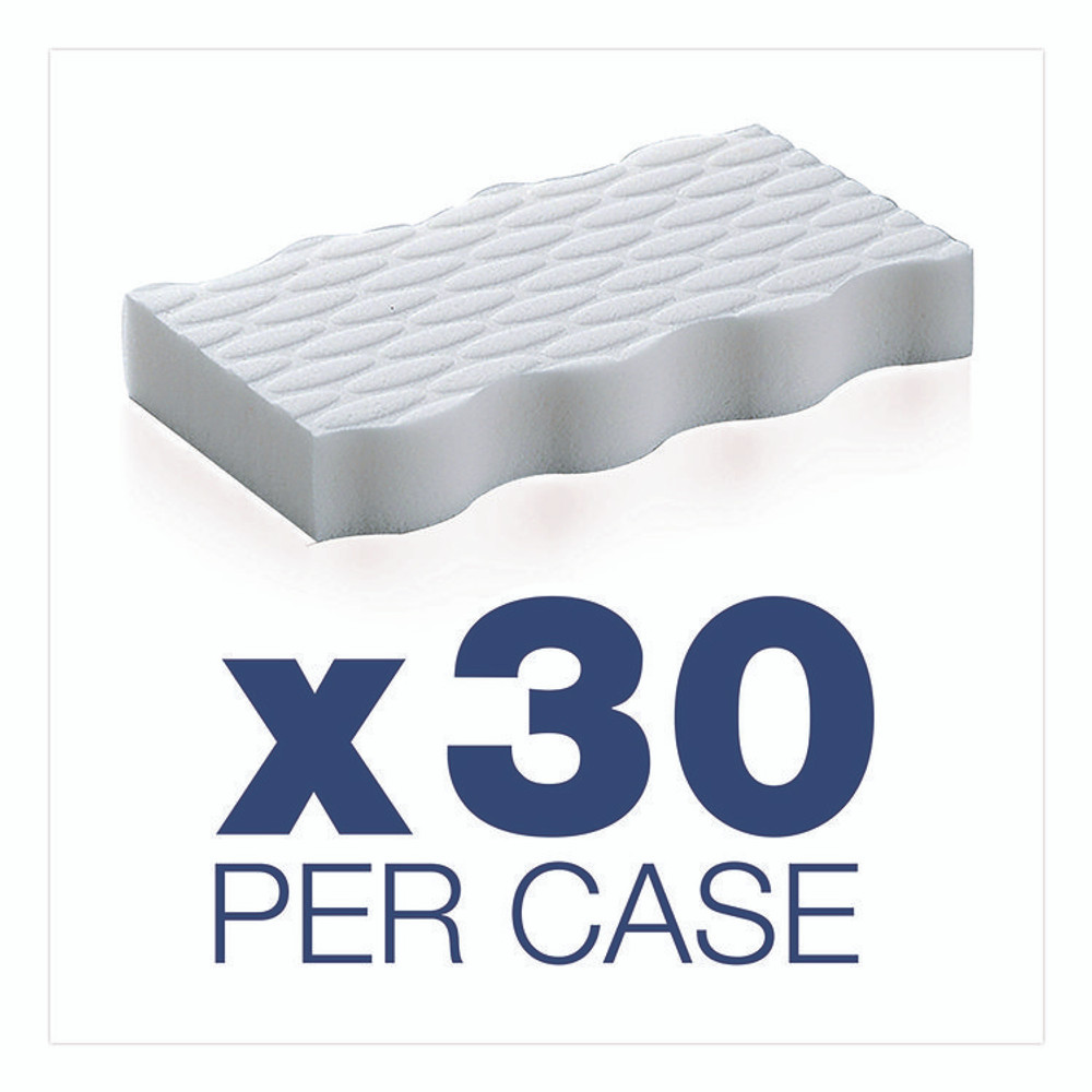 PROCTER & GAMBLE Mr. Clean® 16449 Magic Eraser Extra Durable, 4.6 x 2.4, 0.7" Thick, White, 30/Carton