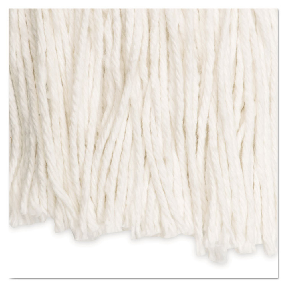BOARDWALK 2020RCT Cut-End Wet Mop Head, Rayon, No. 20, White, 12/Carton