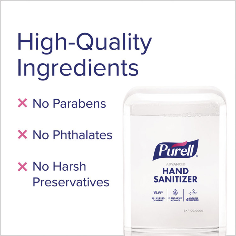 GO-JO INDUSTRIES PURELL® 835302CT Advanced Hand Sanitizer Foam, For ES10 Automatic Dispenser, 1,200 mL Refill, Citrus Scent, 2/Carton