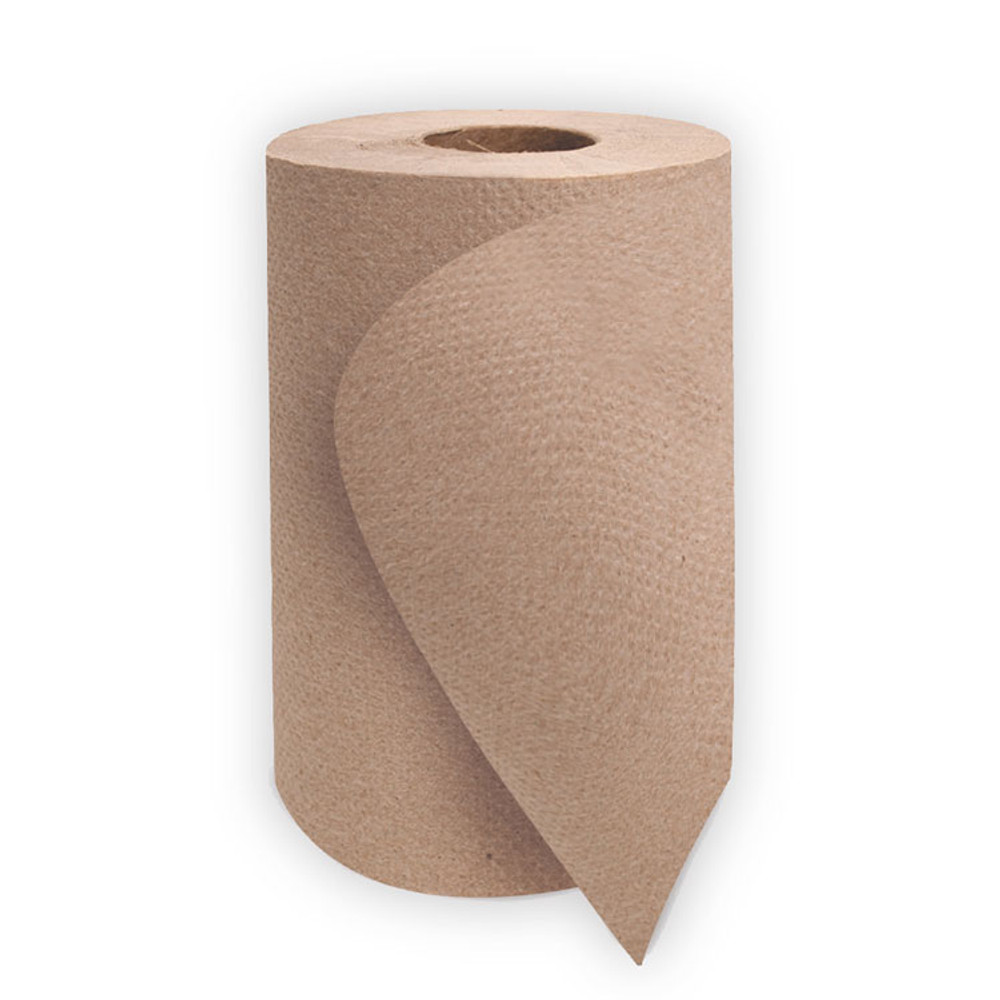 MORCON Tissue 12300R Morsoft Universal Roll Towels, 1-Ply, 7.88" x 300 ft, Brown, 12 Rolls/Carton