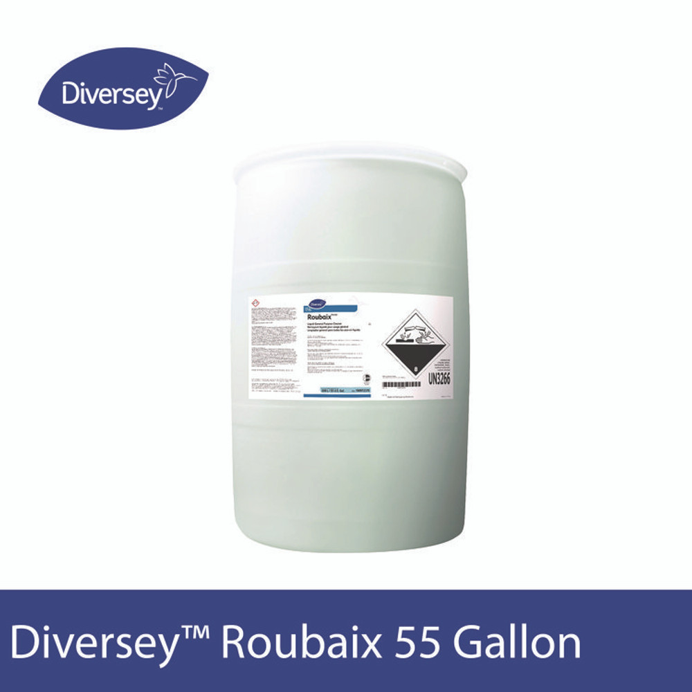 DIVERSEY 100972370 Roubaix General Purpose Cleaner, 55 gal Drum
