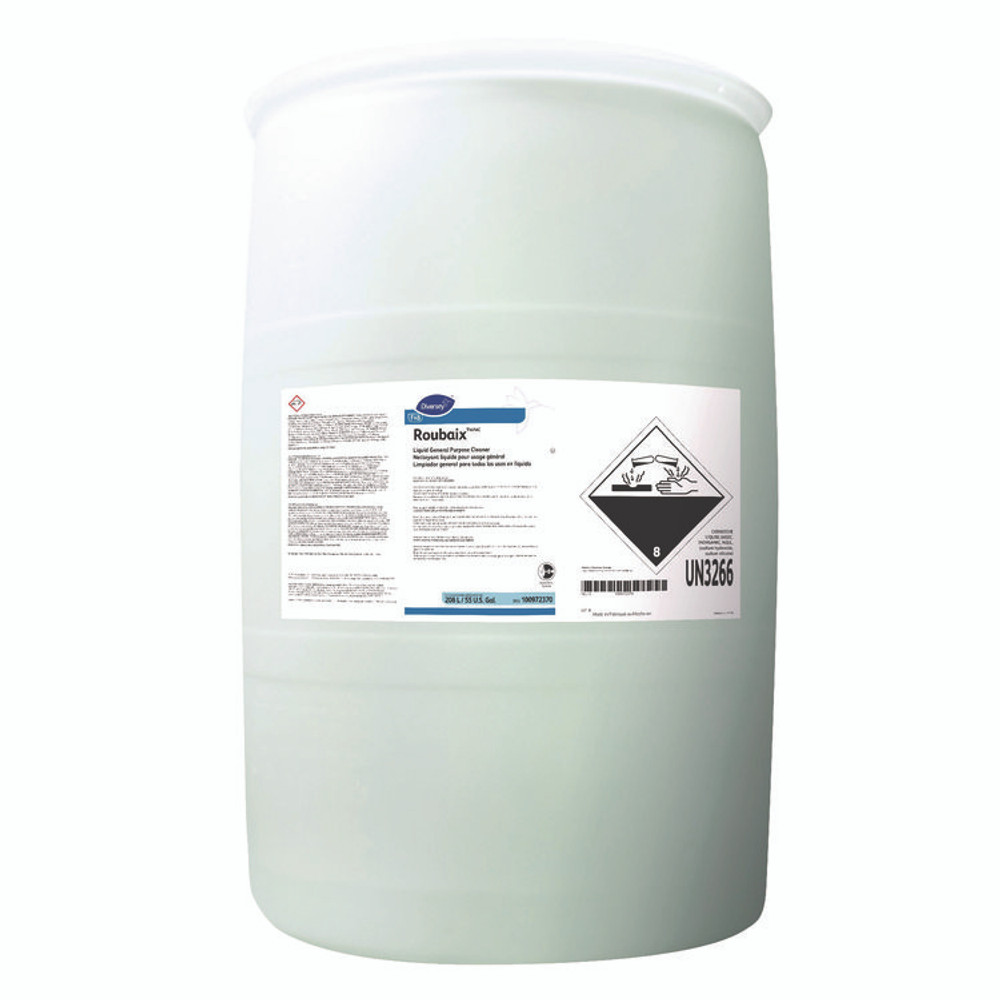 DIVERSEY 100972370 Roubaix General Purpose Cleaner, 55 gal Drum