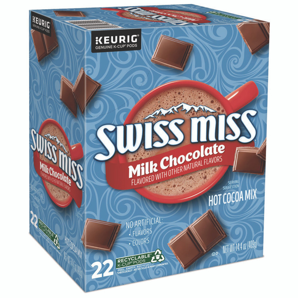 KEURIG DR PEPPER Swiss Miss® 8292CT Milk Chocolate Hot Cocoa K-Cups, 88/Carton