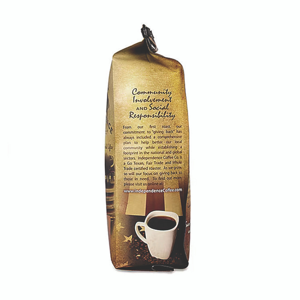 INDEPENDENCE COFFEE CO. ICF73112 Madalyn's Backyard Pecan Ground Coffee, 12 oz Bag