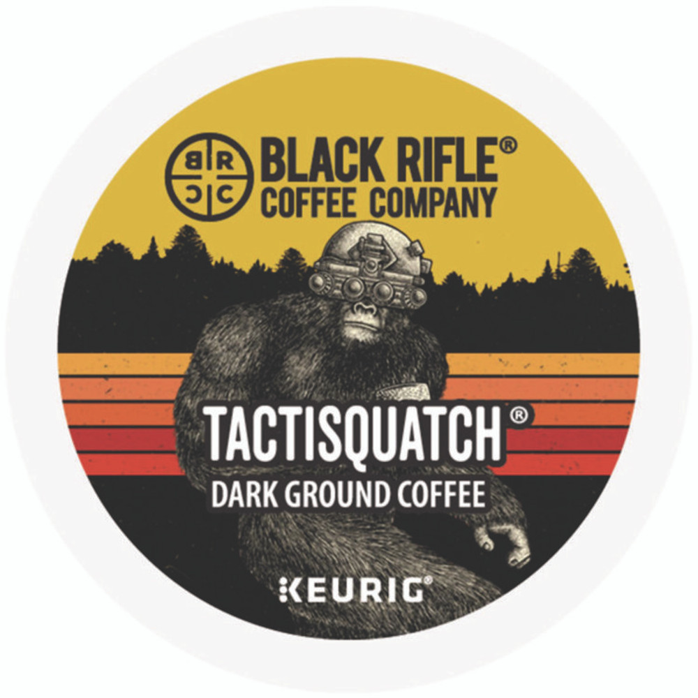 KEURIG DR PEPPER Black Rifle® Coffee Company 0490 Tactisquatch Coffee K-Cups, 22/Box