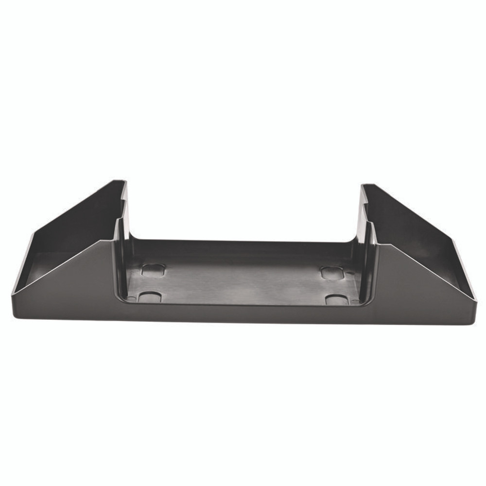 ALPINE INDUSTRIES ALP4332C Interfold Table Top Dispenser Napkin Holder with Caddy, 6 x 14.17 x 6.5, Black
