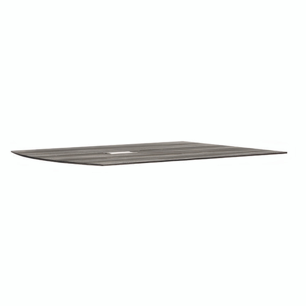 SAFCO PRODUCTS MNCT120TLGS Medina Conference Table Top Half-Section, Rectangular, 48 x 60, Gray Steel