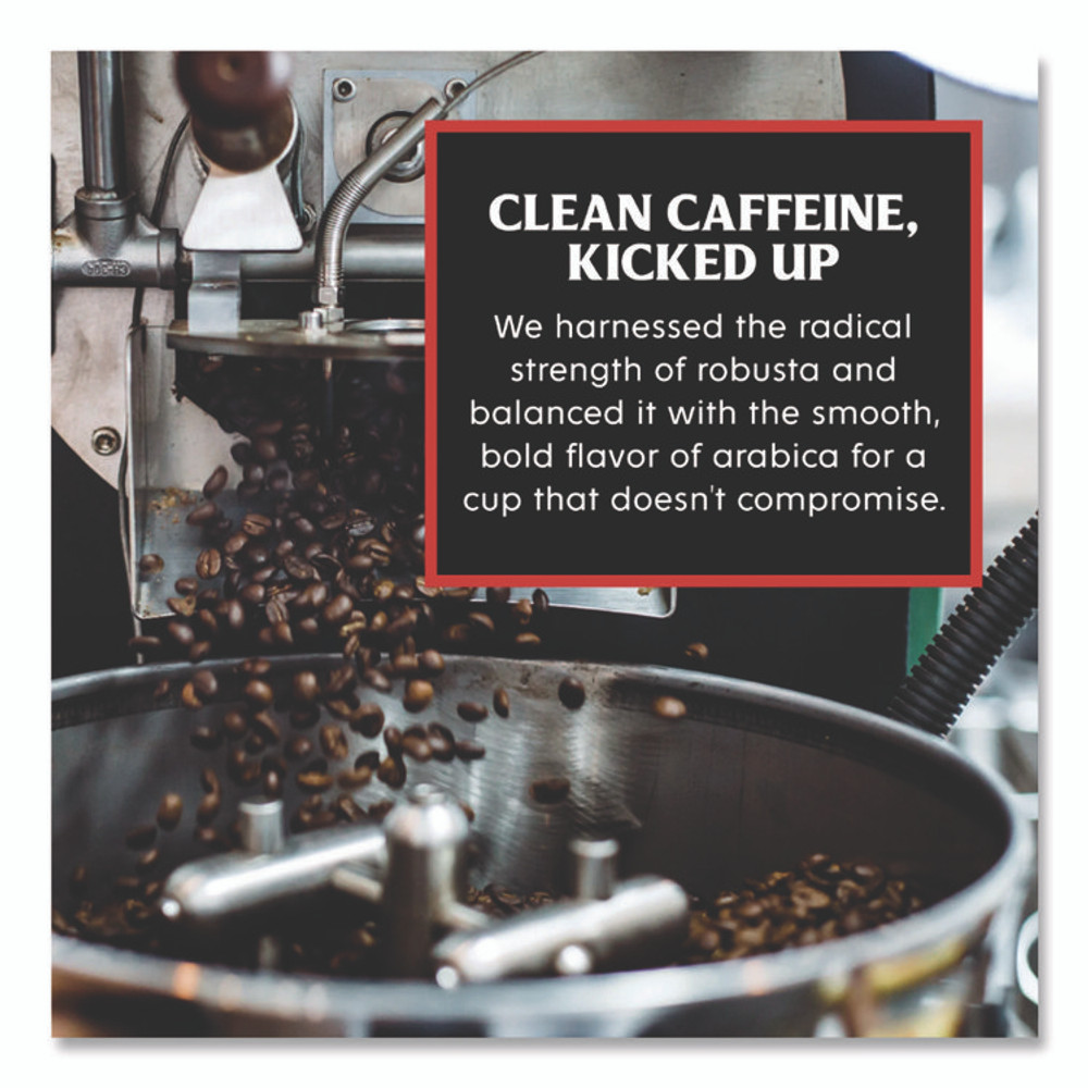 DEATH WISH COFFEE COMPANY Co. EWC34355 Medium Roast Coffee Frac Pack, Regular, 3.25 oz, 25/Carton