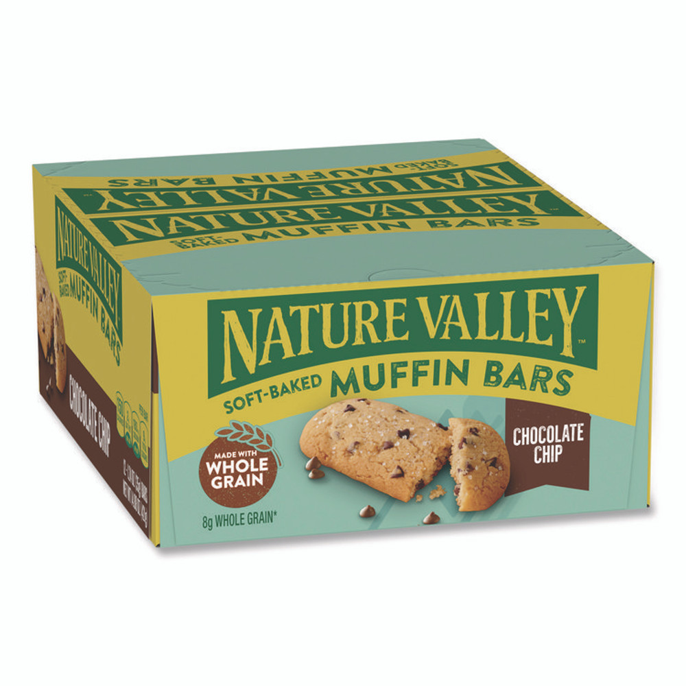GENERAL MILLS Nature Valley® GEM20667 Chocolate Chip Soft-Baked Muffin Bar, 1.24 oz Bar, 12/Box