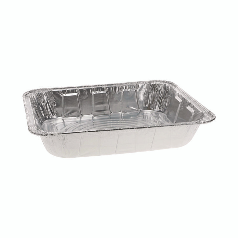 PACTIV EVERGREEN CORPORATION Y6132H Aluminum Steam Table Pan, Half-Size Deep, 2.6" Deep, 11.8 x 9.4, 100/Carton