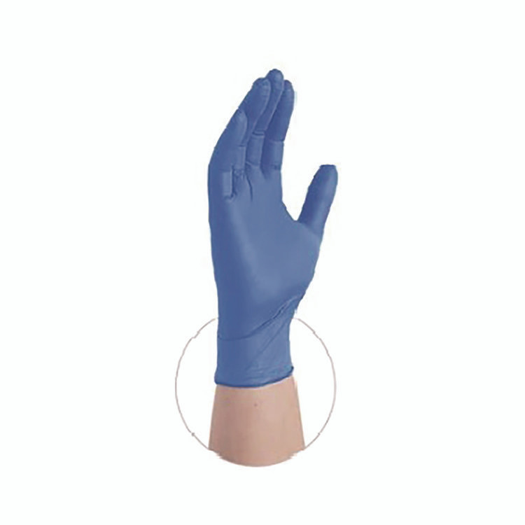 AMMEX CORPORATION Professional ACNPF42100BX Nitrile Exam Gloves, Powder-Free, Small, 9.5" Long, Blue, 100/Box