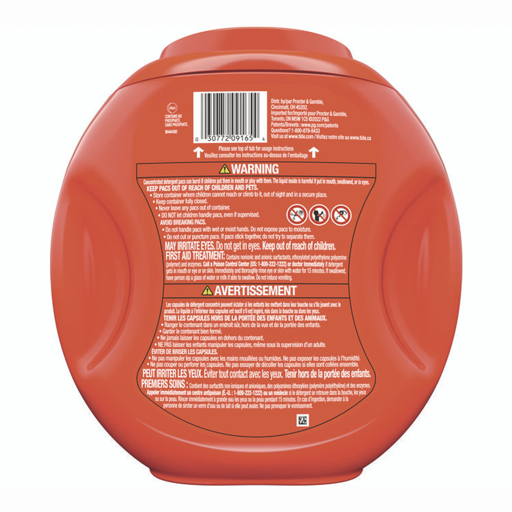 PROCTER & GAMBLE Tide® 09165 PODS Laundry Detergent, Tide Original, 76 Pods