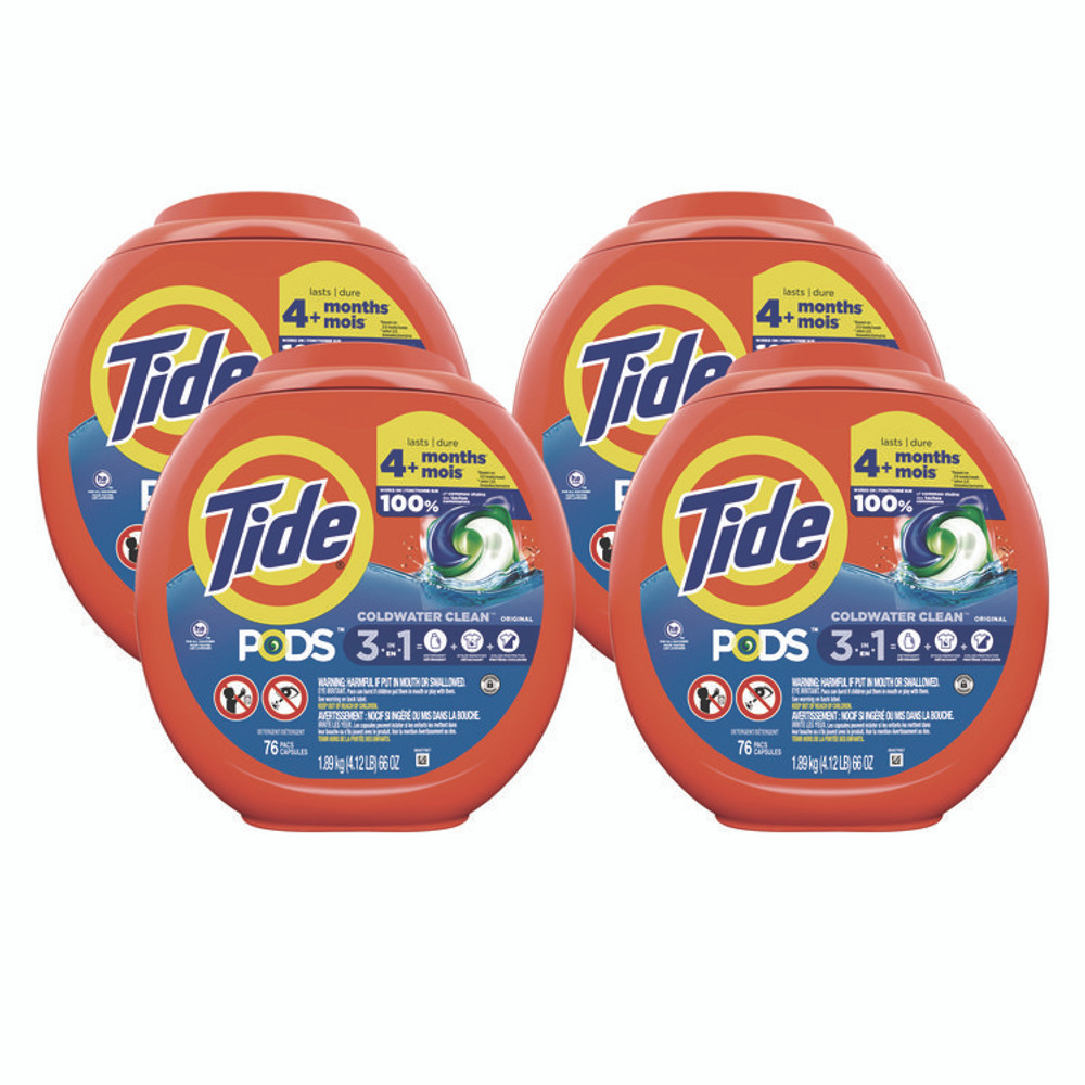 PROCTER & GAMBLE Tide® 09165 PODS Laundry Detergent, Tide Original, 76 Pods