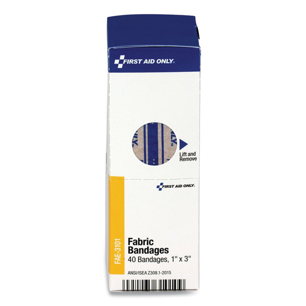 FIRST AID ONLY, INC. 1010 Fingertip Bandages, 1.75 x 2, 10/Box