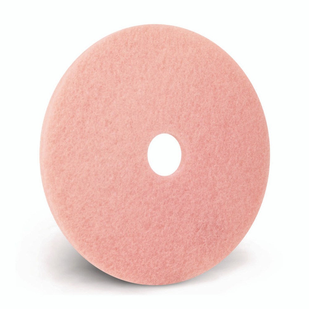 AMERICO MANUFACTURING CO 403420 Remover Burnishing Pads, 20", Pink, 5/Carton
