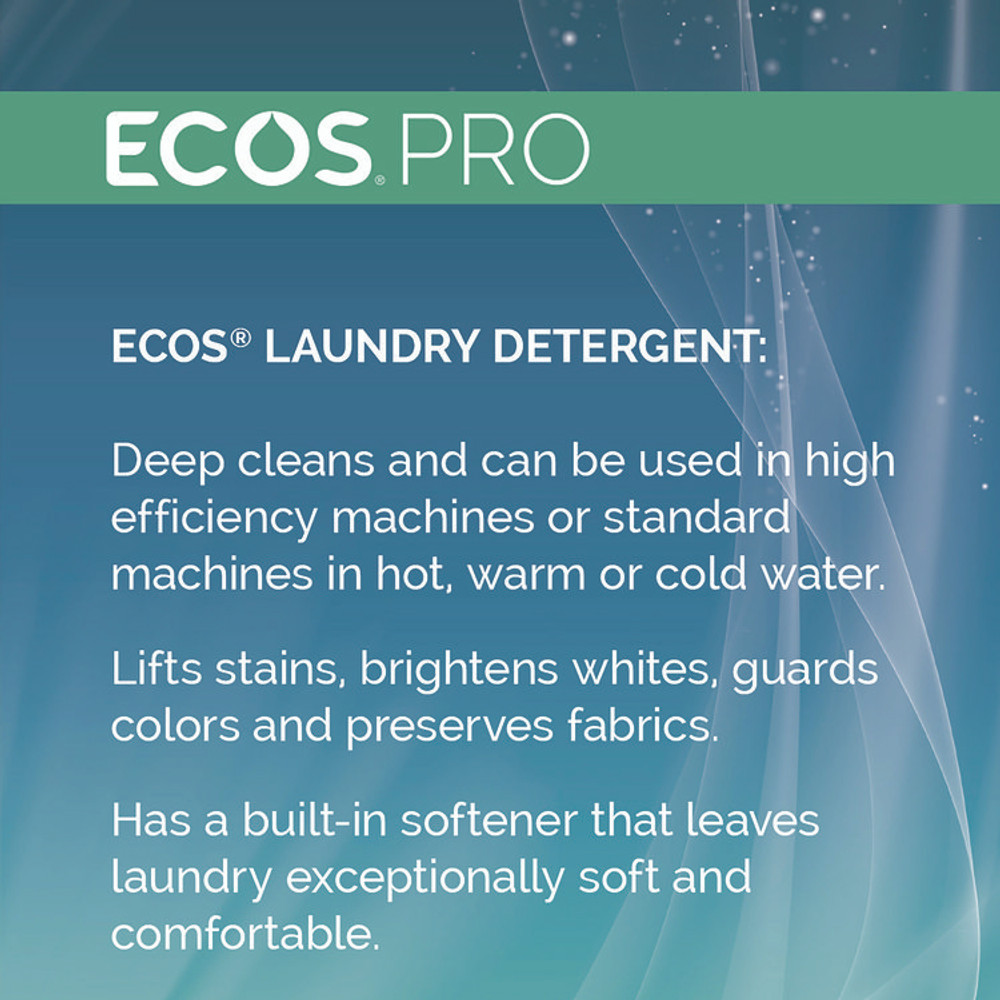 EARTH FRIENDLY PRODUCTS ECOS® PL937202CT Laundry Detergent Liquid, Magnolia and Lily Scent, 170 oz Jug, 2/Carton