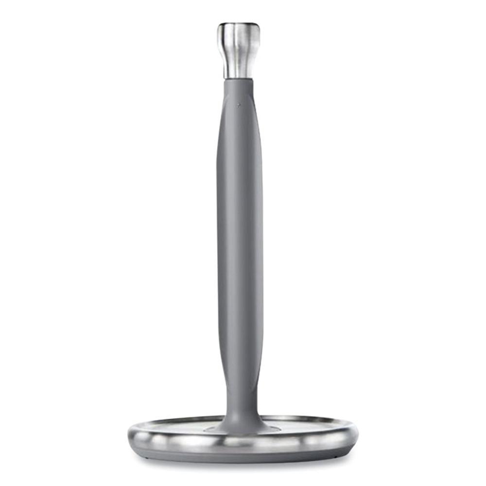 OXO 13245000 Good Grips Steady Paper Towel Holder, Stainless Steel, 8.1 x 7.8 x 14.5, Gray/Silver