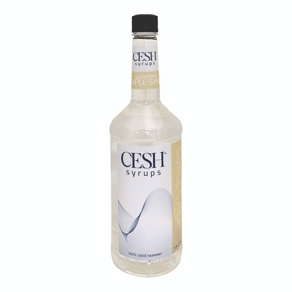 MOUNTAIN MANUFACTURING CESH™ GRE79199 Simple Sugar-Free Syrup, 33.81 oz Bottle, 2/Carton