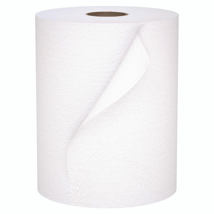 KIMBERLY-CLARK PROFESSIONAL Scott® 56158 Universal 100% Recycled Fiber Hard Roll Paper Towels, 1-Ply, 8" x 800 ft, White, 6 Rolls/Carton