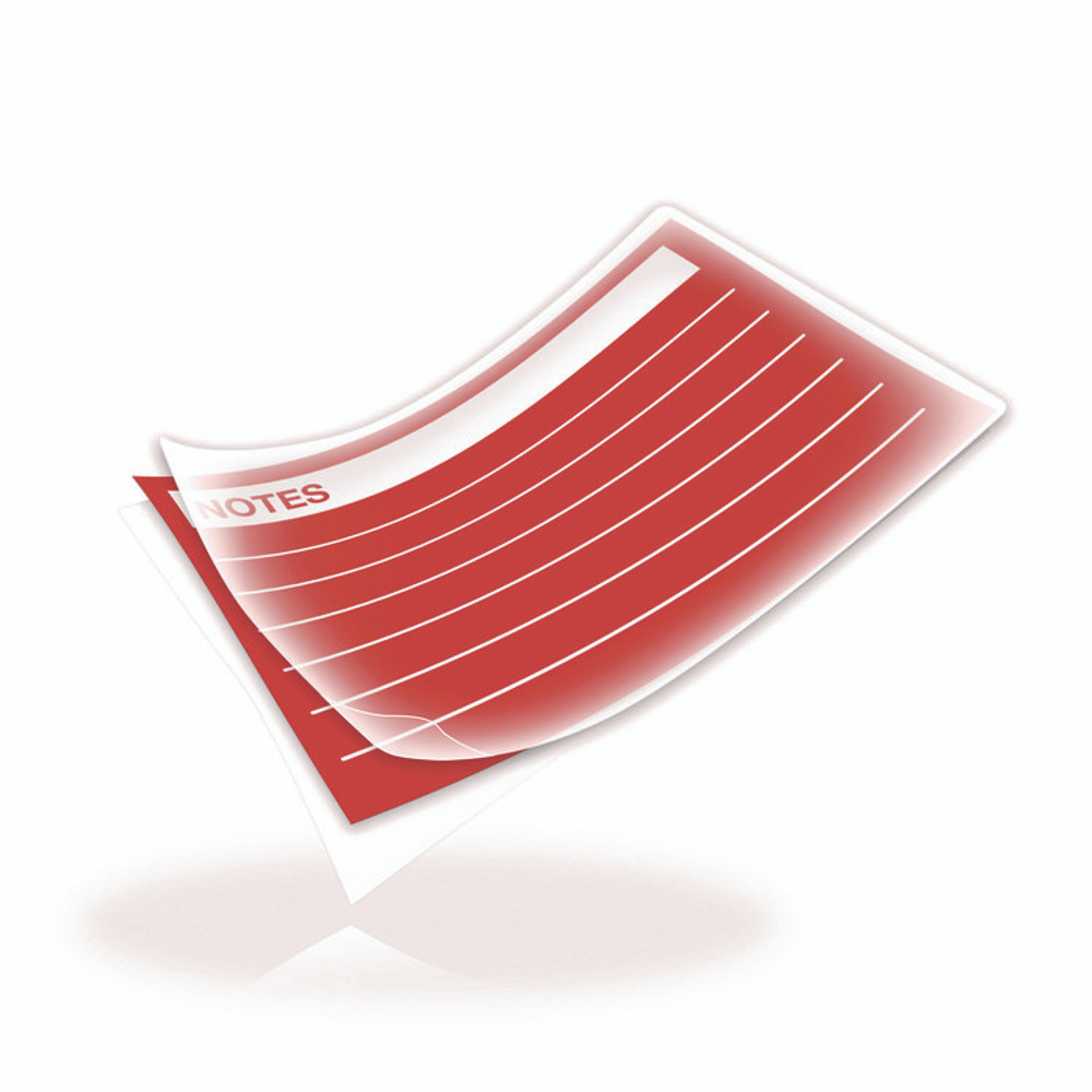 FELLOWES MFG. CO. 52017 Laminating Pouches, 5 mil, 5.5" x 3.5", Gloss Clear, 100/Pack