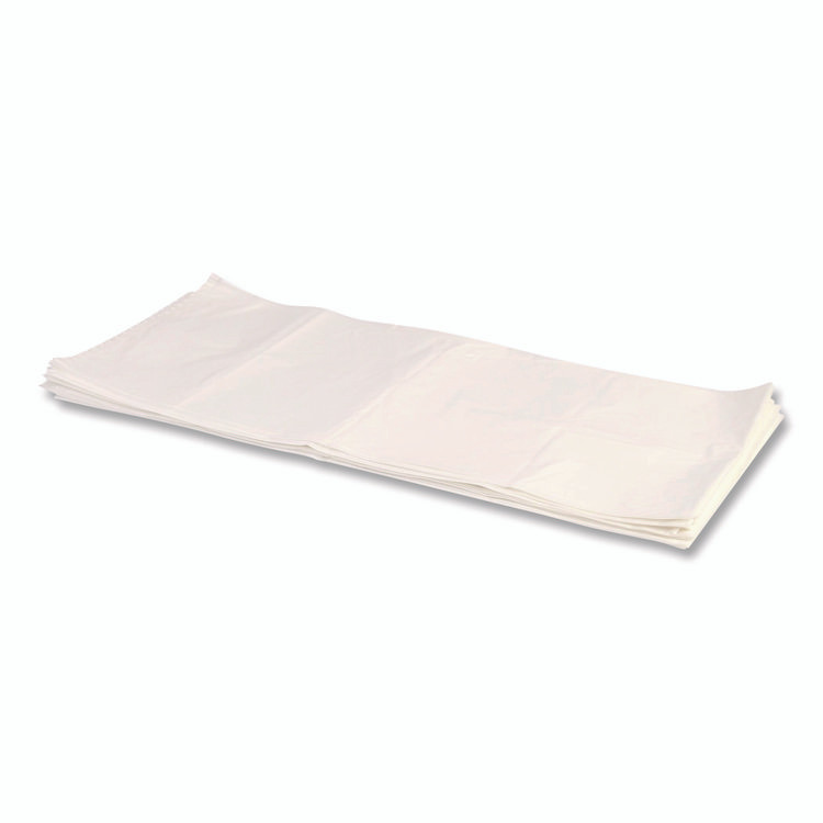 HERITAGE 2597636 High-Density Waste Can Liners, 10 gal, 6 mic, 24" x 27", Natural, Roll, 50 Bags/Roll, 20 Rolls/Carton