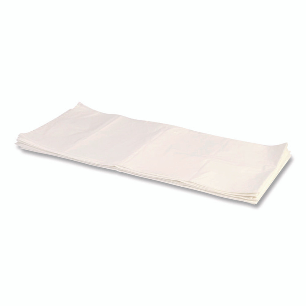 HERITAGE 2597631 High-Density Waste Can Liners, 33 gal, 9 mic, 33" x 40", Natural, Roll, 25 Bags/Roll, 20 Rolls/Carton