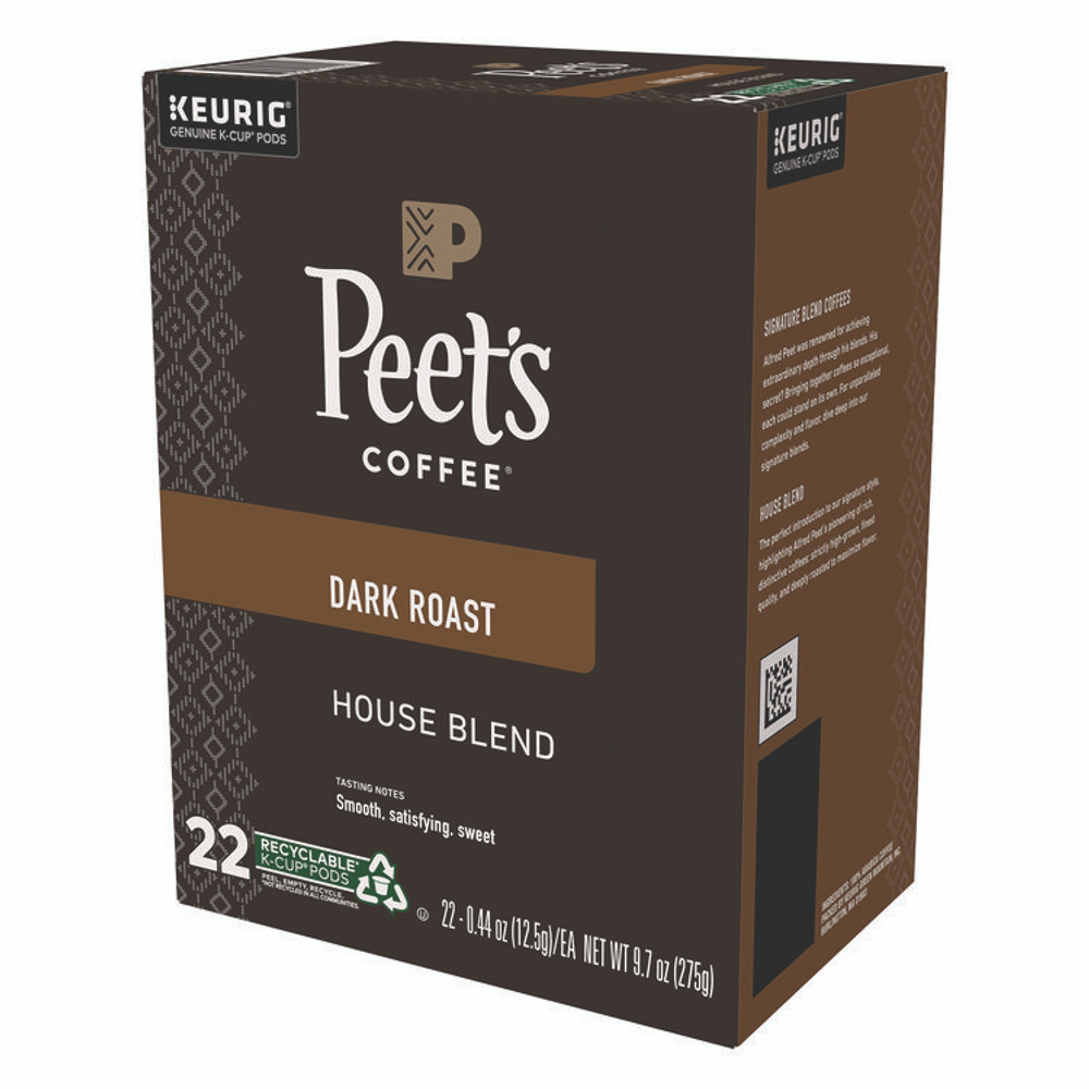 PEETS Peet's Coffee & Tea® 6546 House Blend Coffee K-Cups, 22/Box